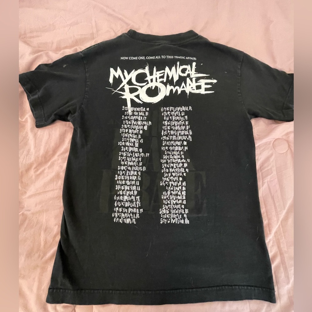 Vintage original 2007 My Chemical Romance Black Parade Tour shirt xs